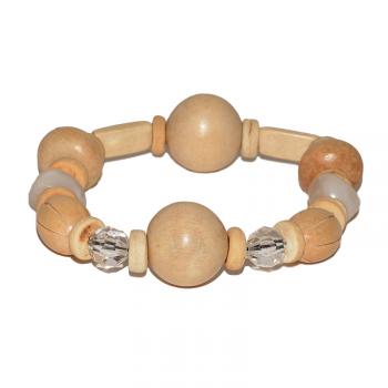 ASSORTED NATURAL BEADED BRACELETS