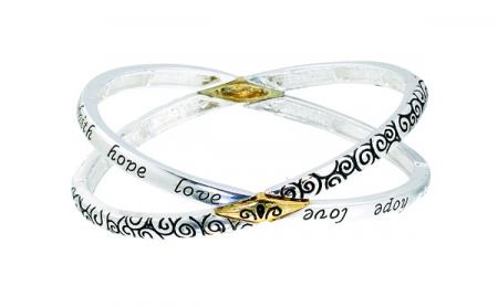 STRETCH BRACLELET F,H,LOVE X