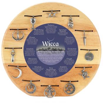 WICCA PENDANT FULL AND HALF UNIT CARDED DISPLAY