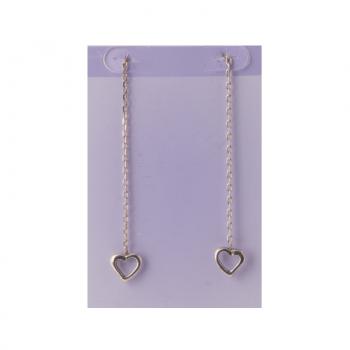 SILVER EAR STRAND HEART