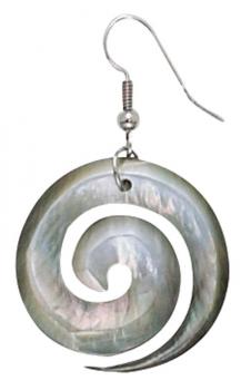 CUT OUT SPIRAL EARRINGS