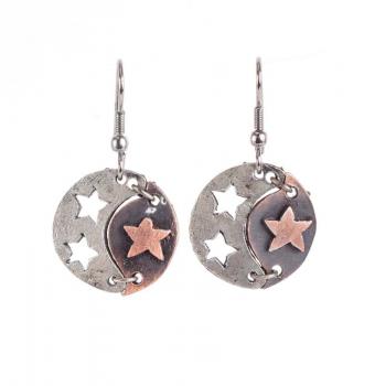 MOON AND STARS EARRING