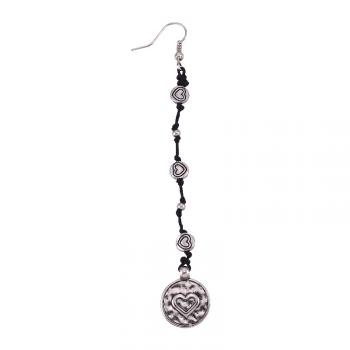 SM BEAD CIRCLE DROP EARRING