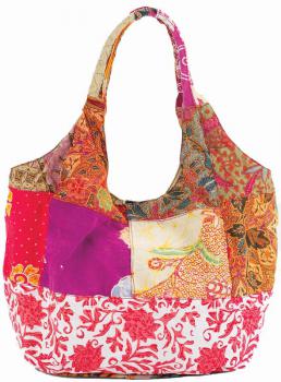 RECYCLED SARONG/SARI TOTE BAG