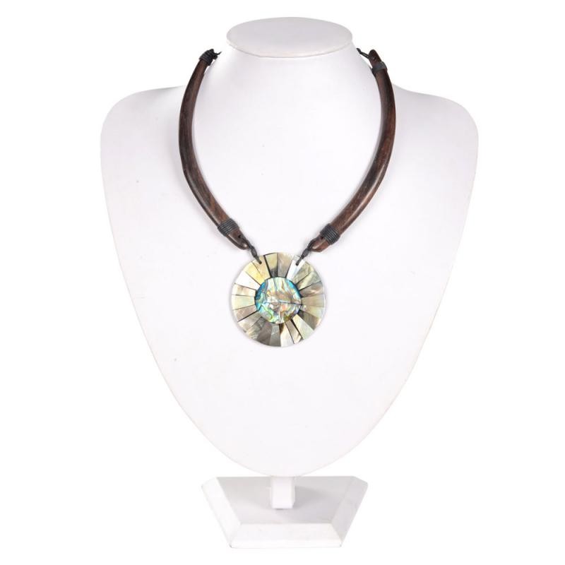 ROUND CENTER BURST WOOD CHOKER