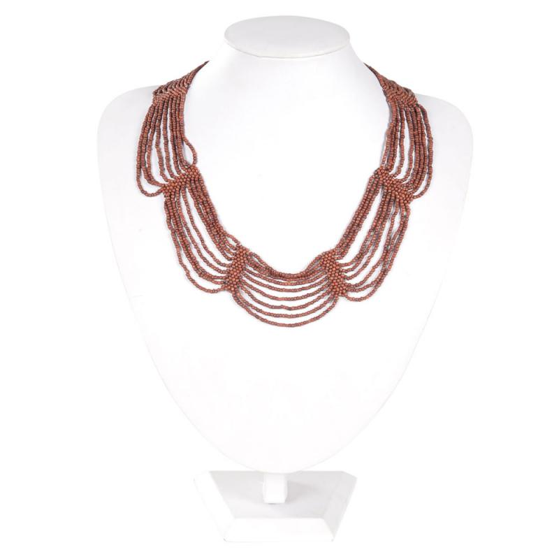 BD SWAG NECKLACE BROWN 18