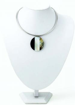 3 SECTION ROUND STAINLESS PENDANT
