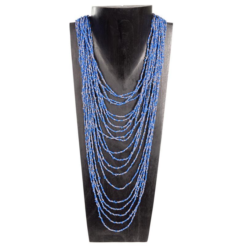 20-STRAND BD NECK BLUE/PRWNKL