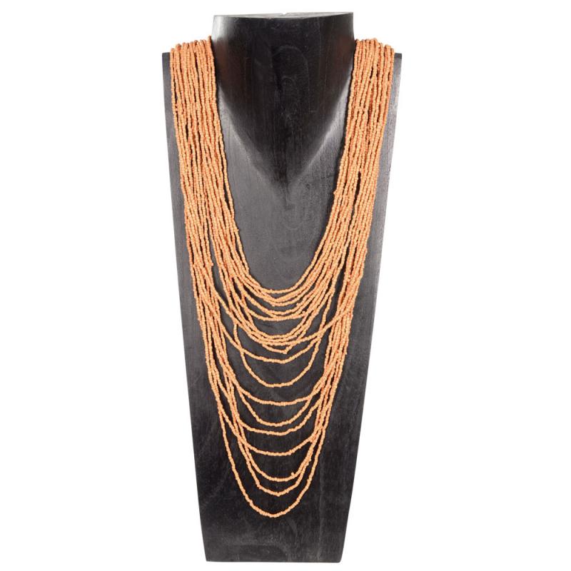 20-STRAND BD NECK ORANGE