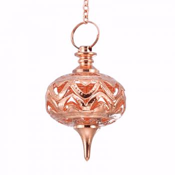 COPPER FILIGREE PENDULUM