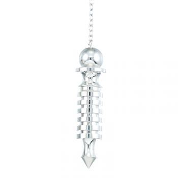 SILVER 9 PLATE METAL PENDULUM