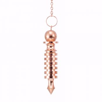 9 PLATES COPPER METAL PENDULUM