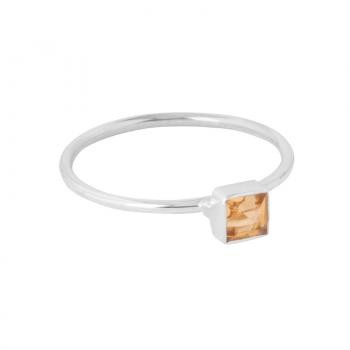 CITRINE SQUARE SETTING