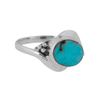 TURQUOISE OVAL LEAK RING