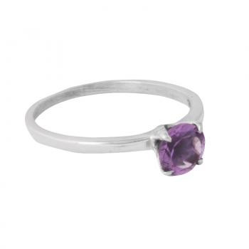 AMETHYST FOUR PRONG ROUND