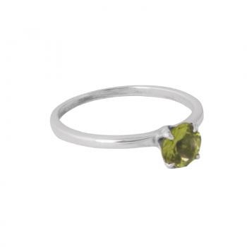 PERIDOT FOUR PRONG ROUND