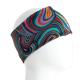 ABSTRACT COLORFUL HALF SIZE BANDANA