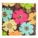 BROWN COLORFUL FLOWERS FULL SIZE BANDANA 1