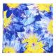 BLUE AND YELLOW FLOWER FULL SIZE BANDANA 1