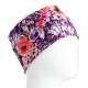 PURPLE TONE FLORAL FULL SIZE BANDANA