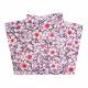 WHITE AND PINK SMALL FLORAL FULL SIZE BANDANA 2
