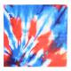 TIE DYE HALF SIZE BANDANAS 1