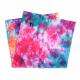 TIE DYE PINK/TEAL FULL SIZE BANDANA 2