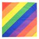 DIAGONAL RAINBOW FULL SIZE BANDANA 1