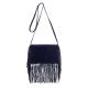 FRINGED SUEDE BAG