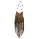 LONG FRINGED SUEDE BAG