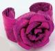 ASSORTED ROSE CUFF LEATHER BRACELETS 3