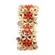 ASSORTED WOOD FLOWER BRACELETS 1