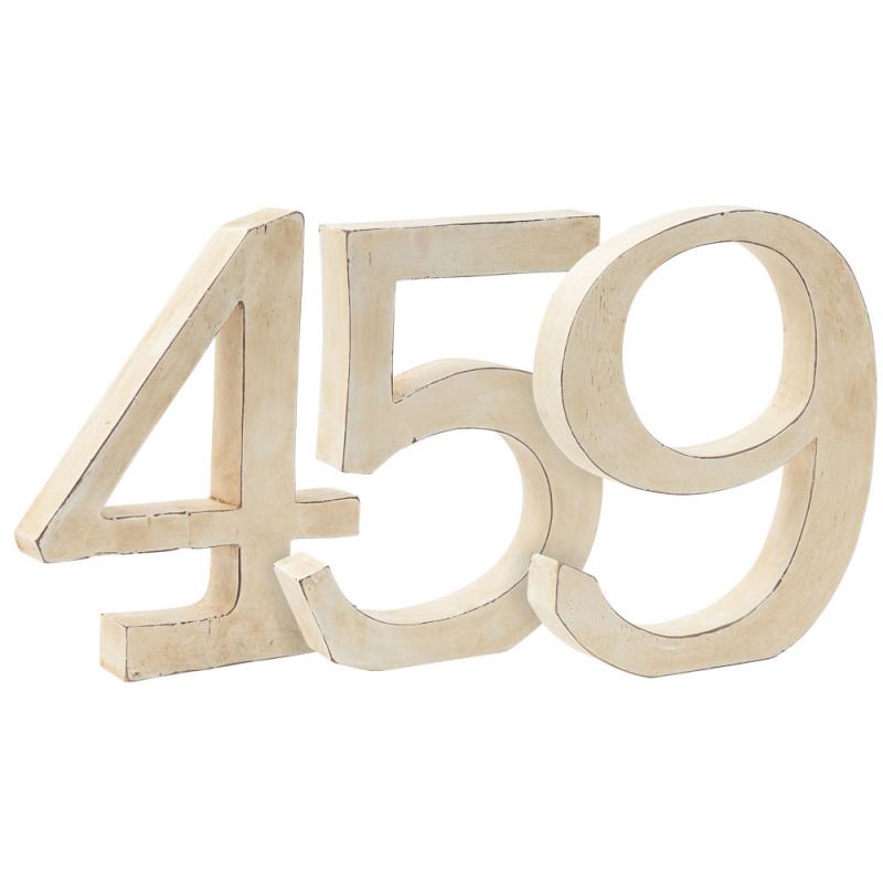 LARGE WOODEN NUMBERS