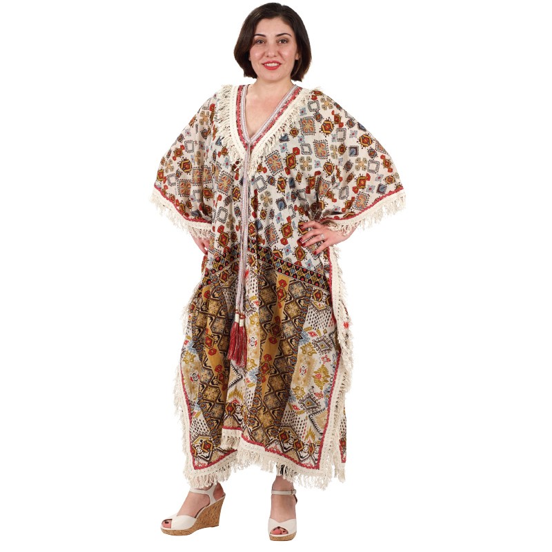 BROWN LONG KAFTAN