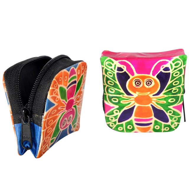 BUTTERFLY ZIPPER COIN PURSE