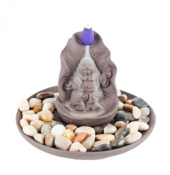 HAPPY BUDDHA BACKFLOW INCENSE BURNER