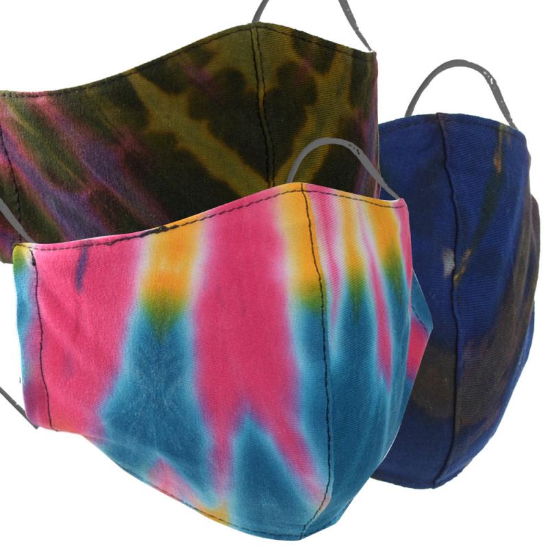 TYE DYE FACE MASKS