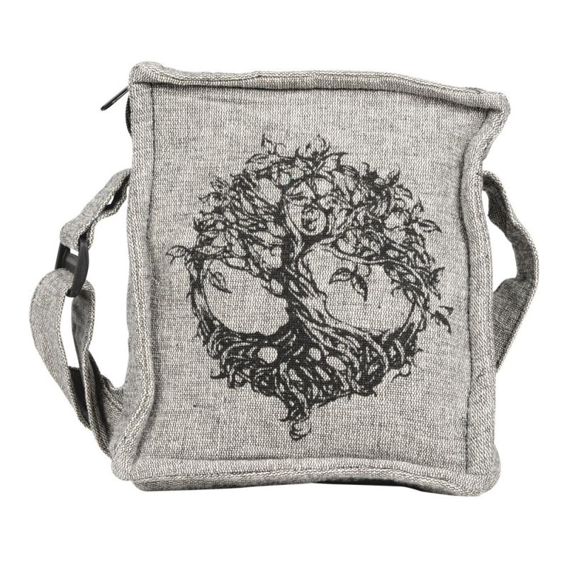 TREE OF LIFE ZIPPER CLOSURE CROSSBODY