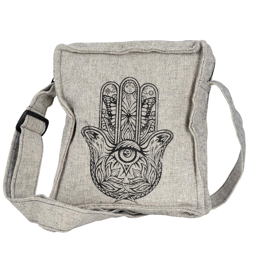 HAMSA ZIPPER CLOSURE CROSSBODY