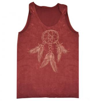 DREAMCATCHER TANK TOP IN BURGUNDY