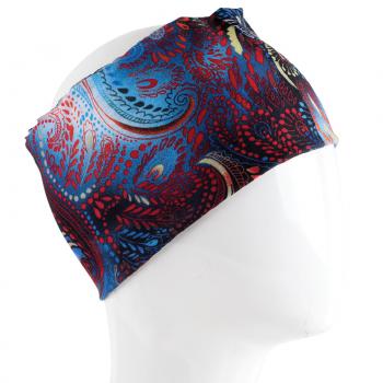 RED AND BLUE TONES HALF SIZE BANDANA