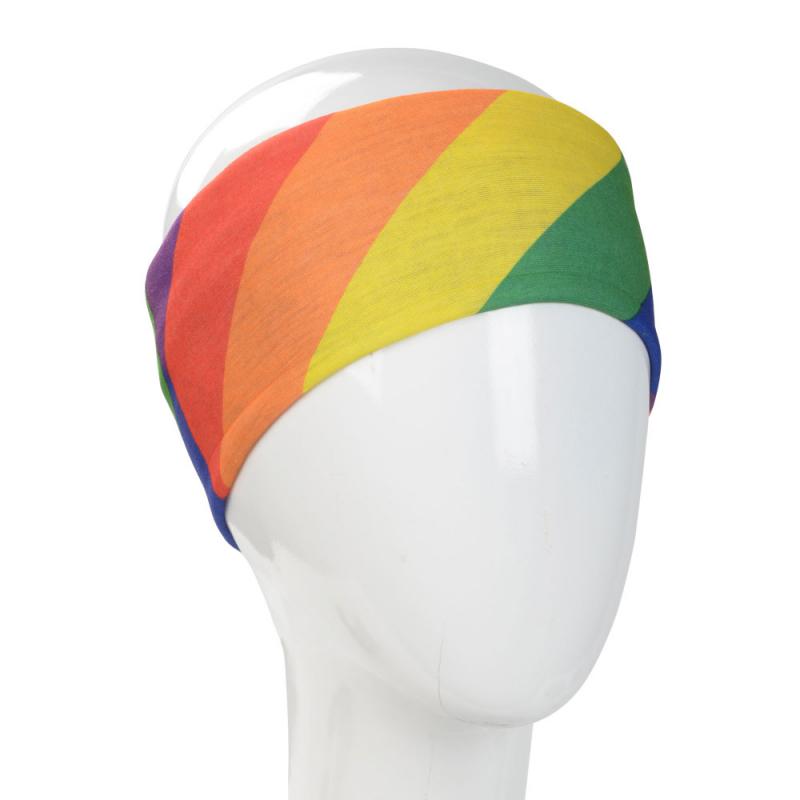 DIAGONAL RAINBOW HALF SIZE BANDANA