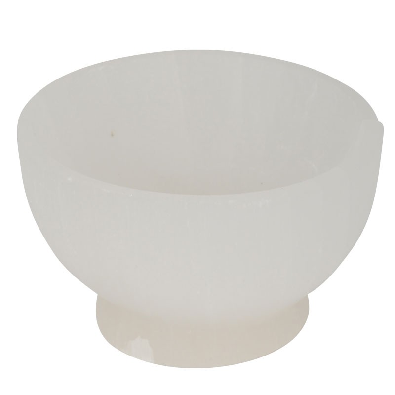 SELENITE OFFERING BOWL SMALL