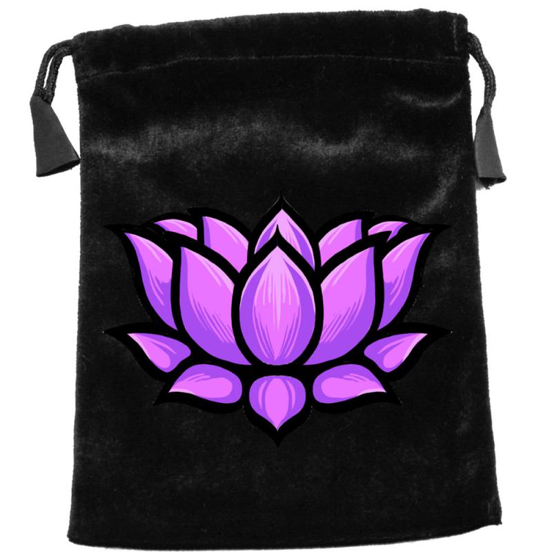 LOTUS VELVET BAG