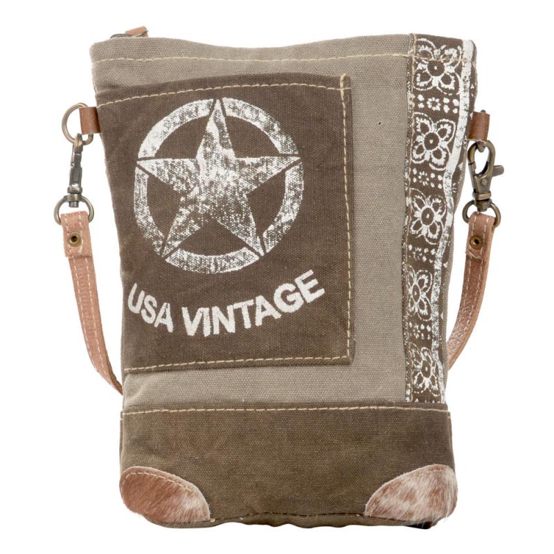 USA VINTAGE PASSPORT BAG