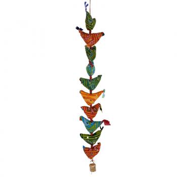 RECYCLED TEN HENS GARLAND