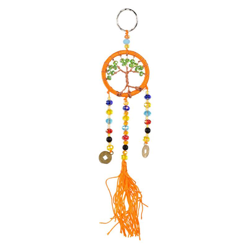 TREE OF LIFE DREAMCATCHER KEYCHAIN