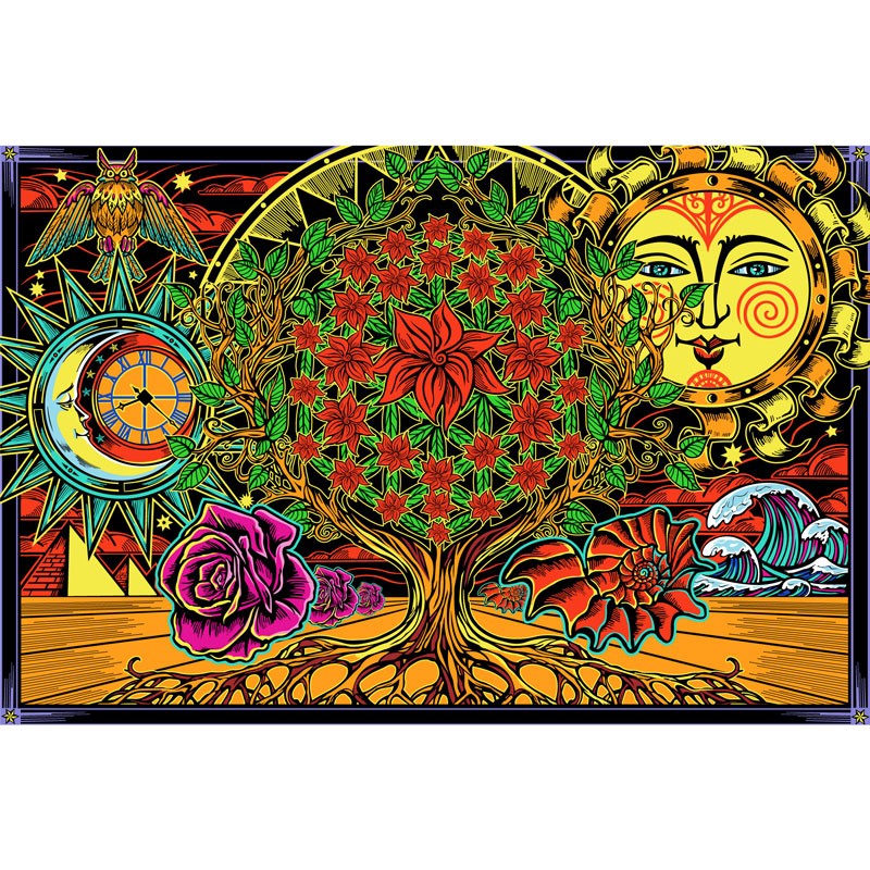 FLOWER OF LIFE TAPESTRY