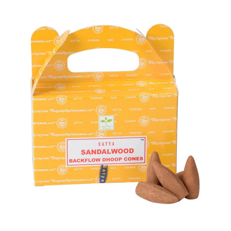 SANDALWOOD BACKFLOW INCENSE CONES