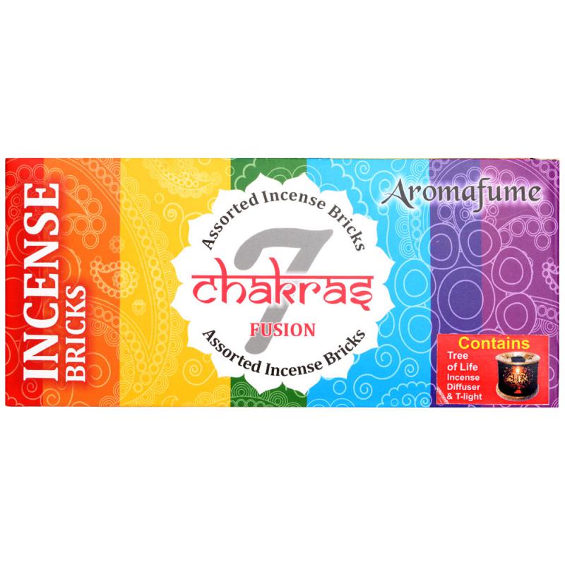 AROMAFUME 7 CHAKRA BOXES WITH BURNER